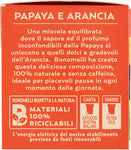 Bonomelli Infusi Fruttosi, Papaya e Arancia, Confezione da 12 Filtri, Gusto Esotico e Fresco, Infusione a Caldo e a Freddo, Ingredienti 100% Naturali