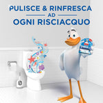 Duck Fresh Discs - Base per Dischi Gel Igienizzanti WC, Profumo Marine - Confezione da 1 Applicatore, 1 Tubo, 6 Dischetti