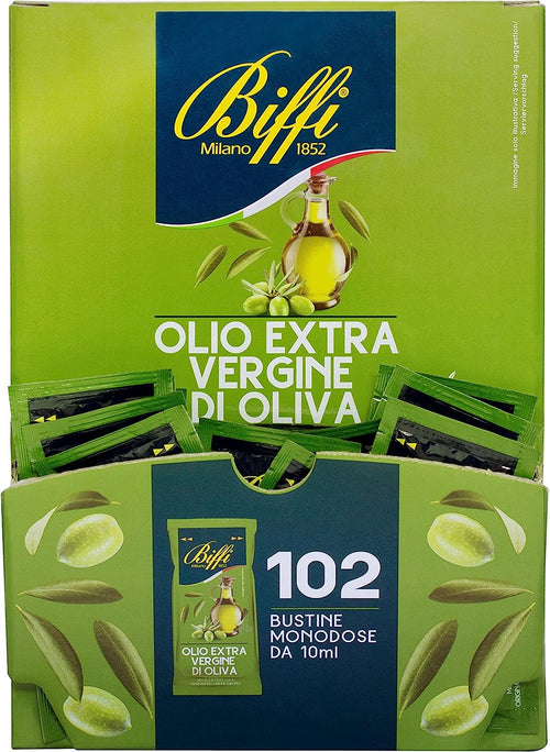 Biffi Olio Extra Vergine di Oliva monodose 102 bustine monoporzione da 10 ml