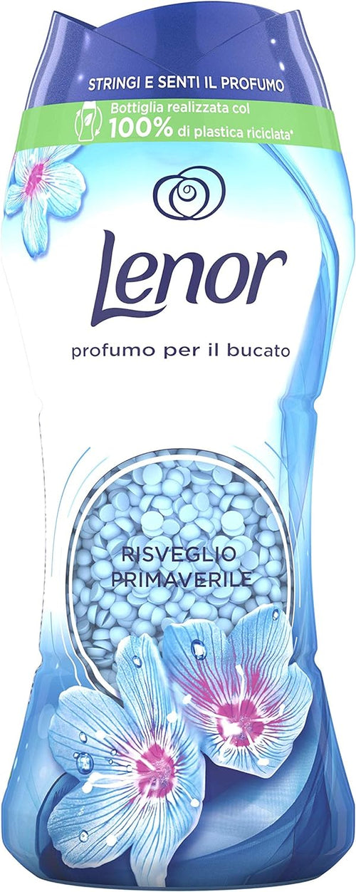 Lenor Perle Profumatore Bucato Lavatrice,210 g, Risveglio primaverile, Intensificatore di Profumo Bucato per un'Esplosione di Freschezza, 100% Plastica Riciclata