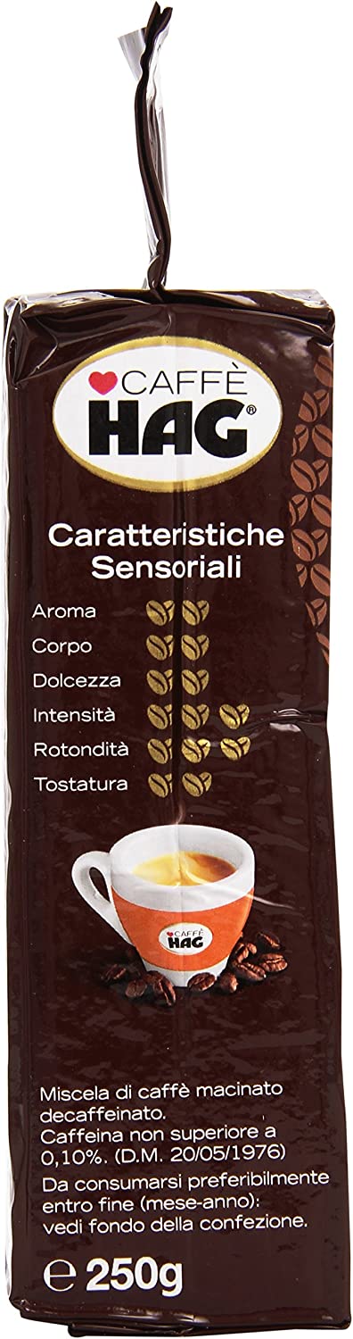 Hag Caffè Decaffeinato Naturale, 250g