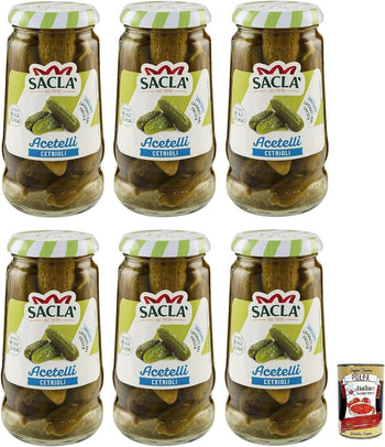 Saclà - Acetelli, Cetrioli - 6 pezzi da 290 g [1740 g]