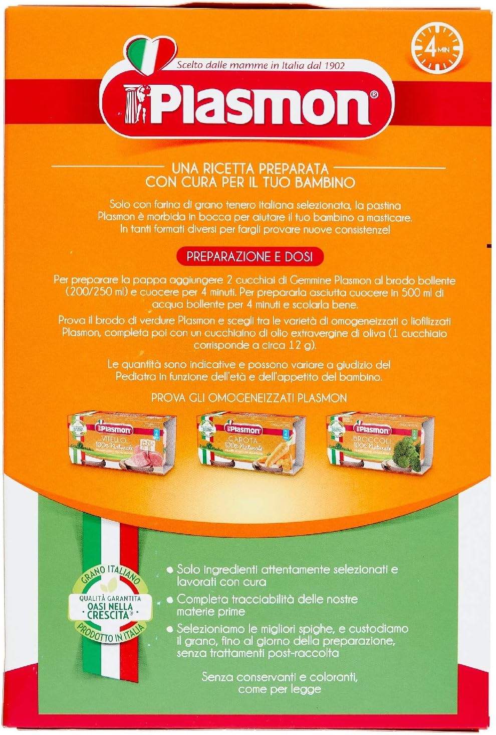 Plasmon Pastina Gemmine 340g