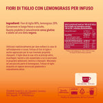 Pompadour, Infuso Fiori di Tiglio con Lemongrass, 60 Filtri ( 3 Confezioni da 20 Filtri), Lenitivo e Rilassante, Ideale per la Sera, 100% Naturale, Senza Lattosio, Glutine e Allergeni, Vegan