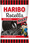 Haribo Maxi Rotella, Caramelle Gommose Incartate Singolarmente, Gusto Liquirizia, Ideali Per Feste - 200 Pezzi Da 13gr [2600gr]