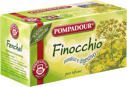 Pompadour - Infuso Finocchio - 3 confezioni da 20 filtri [60 filtri]