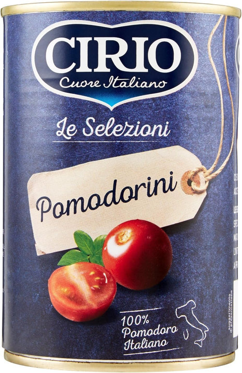 Cirio - I Pomodorini, Piccoli Pomodori Al Naturale Con Il Loro Succo - 8 pezzi da 400 g [3200 g]