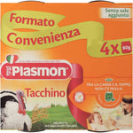 Plasmon Omogeneizzati carne- Tacchino 4x80gr