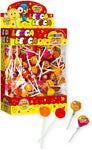 Casa del Dolce Magic Lollies Chupas, Lecca Lecca Gusto Arancia e Fragola, Box da 200 Pezzi, Incartati Singolarmente, Made in Italy, Senza Glutine, Senza Lattosio