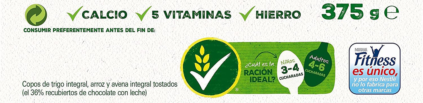 Cereales Nestlé Fitness Chocolate 375 gr