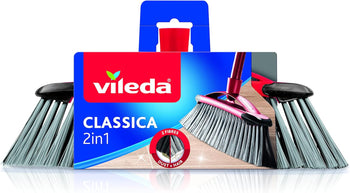 Vileda Scopa 2 in 1 Classica, 14.5 x 34 x 5.5 cm, 280g