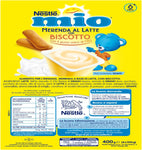 Nestlé Mio Merenda al Latte Biscotto, da 6 Mesi, 6 Confezioni da 4 Vasetti, 24 Vasetti