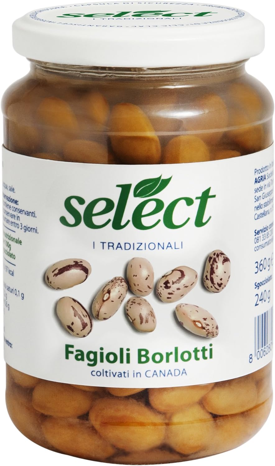 Select Fagioli Borlotti - 360 gr