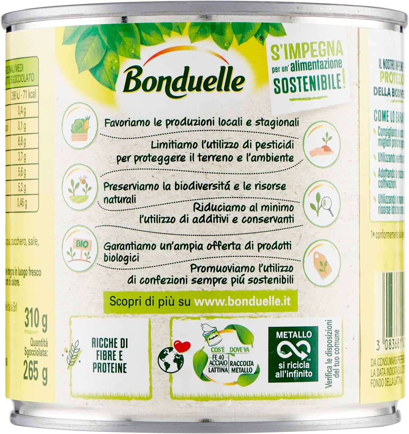 Bonduelle Fave al Vapore, 310g
