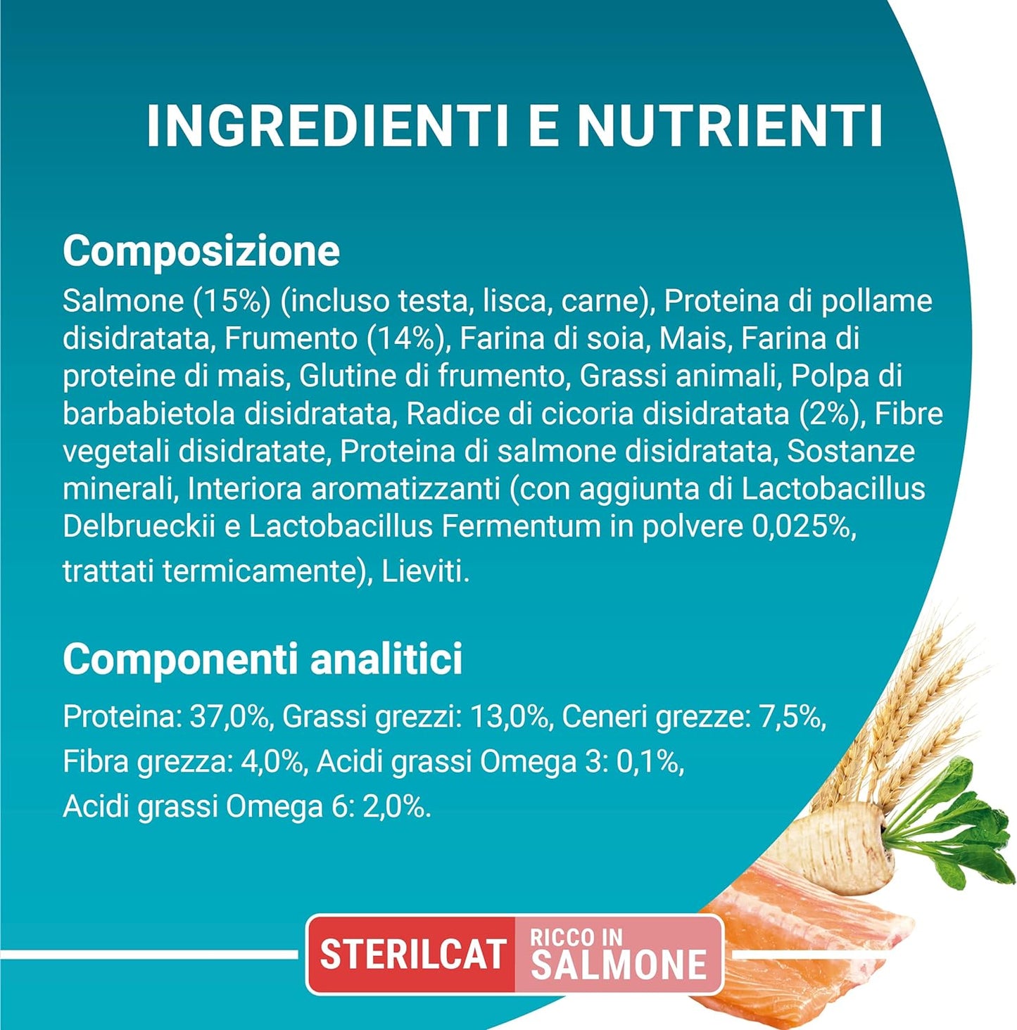 PURINA ONE Bifensis Crocchette Gatto Sterilcat Ricco in Salmone e Frumento - 8 sacchi da 800g ciascuno