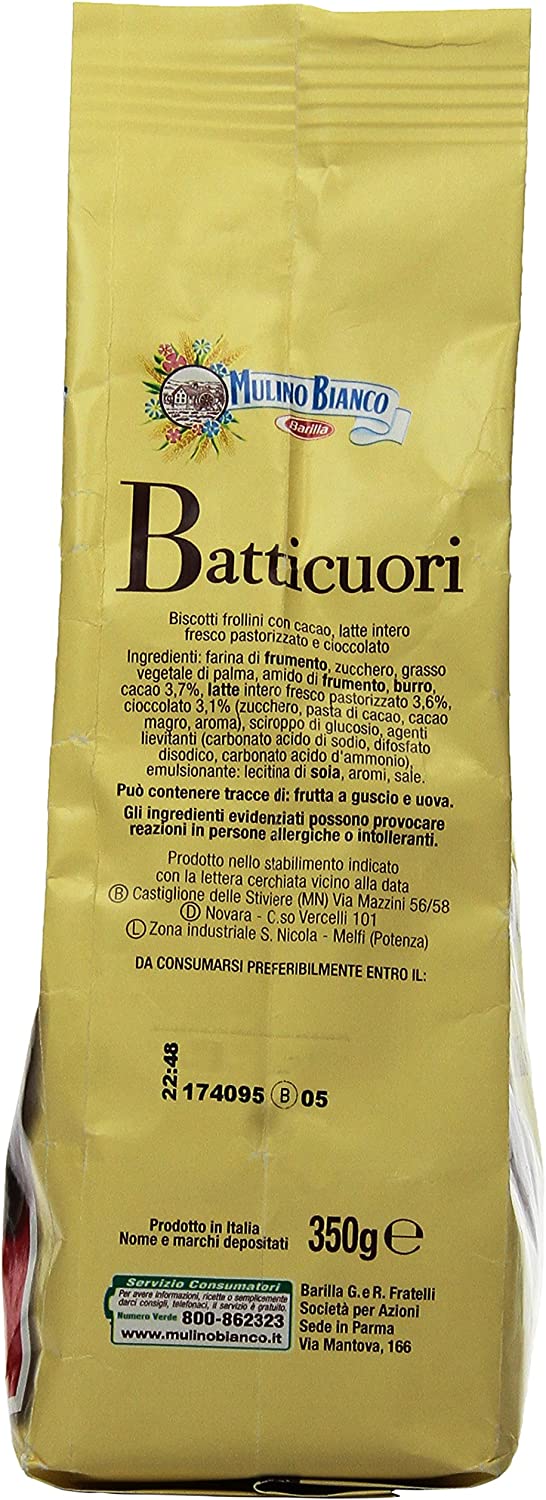 Mulino Bianco - Batticuori - 12 confezioni da 350g [4.2kg]