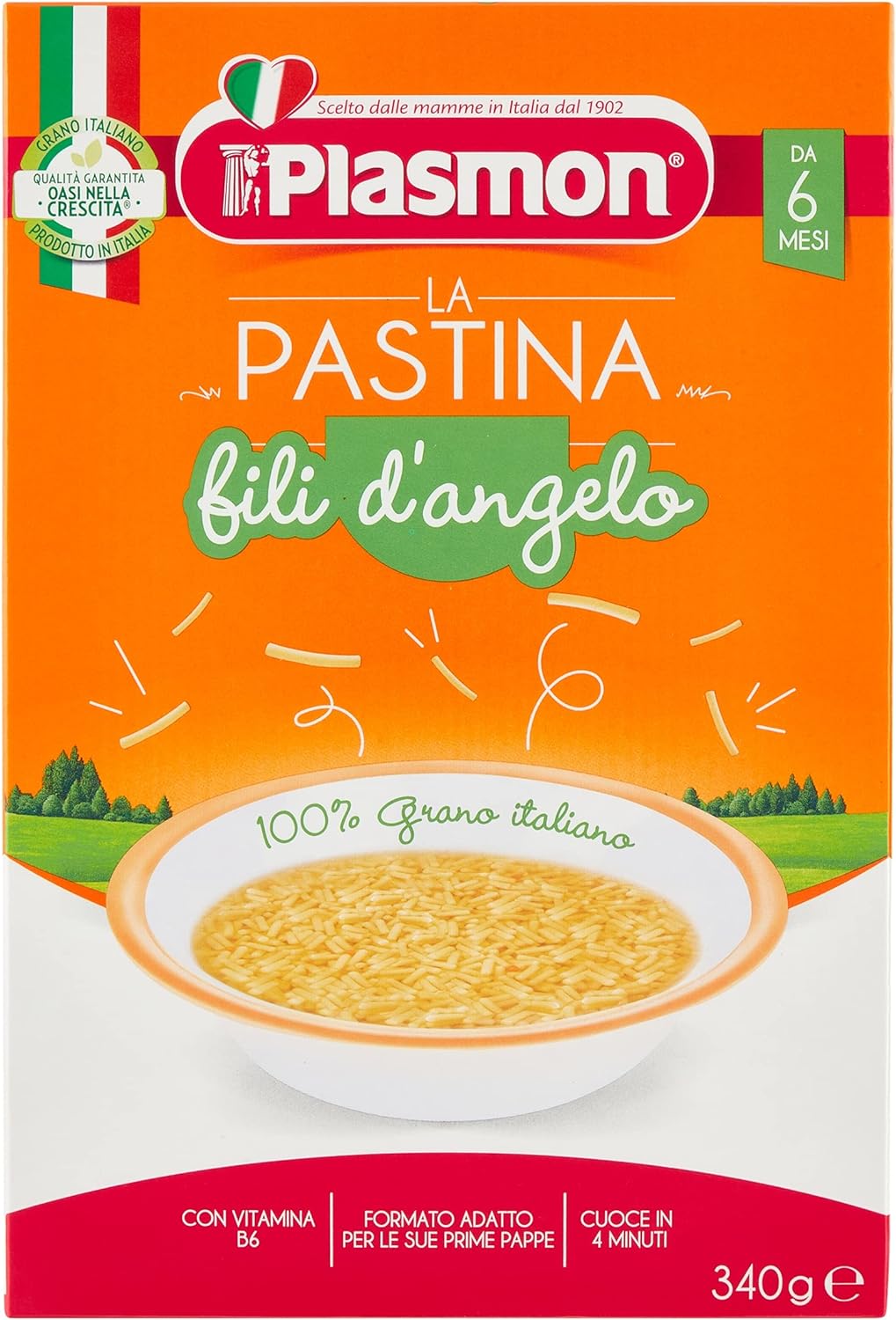 Plasmon Pastina Fili d'Angelo 340g