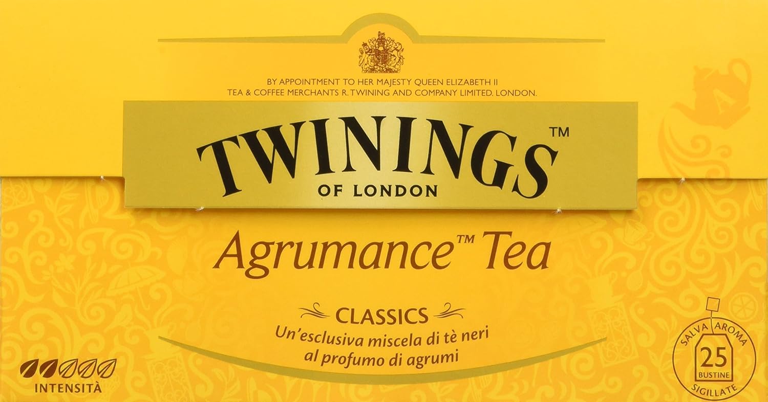 Twinings of London Tè Classic, Agrumance, 25 Bustine