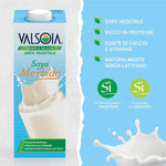 Valsoia - Bevanda Soia Gusto Morbido, Formato Tetra Brik da 1000 ml, 100% Vegetale, Senza Lattosio e Glutine, Fonte di Proteine Vegetali, Ideale anche per Vegani, Vegetariani e Celiaci