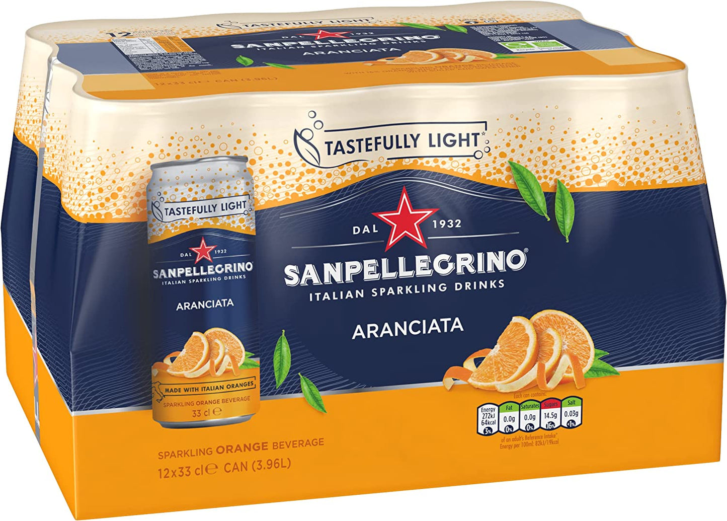 San Pellegrino Arancione 12x330ml