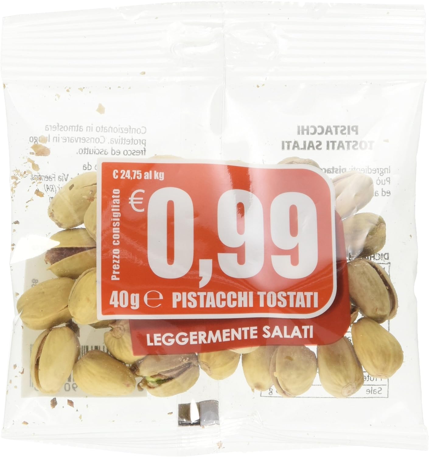 Eurocompany Pistacchi Tostati e Salati - 40 gr