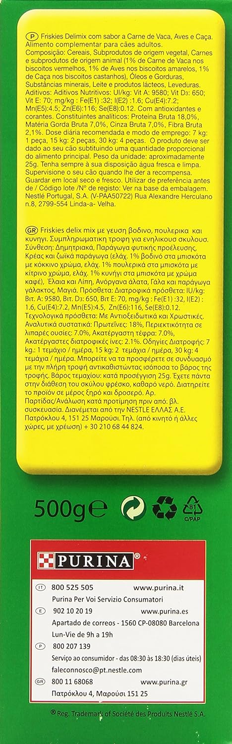 Friskies Delimi al Gusto di Manzo Pollame e Selvaggina - 500 gr