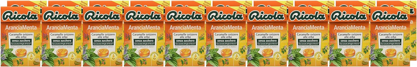 Astuccio Arancia Menta - Pacco da 20 x 50 g