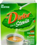 Dietor - MyDietor Cuor di Stevia Dolcificante Naturale con Estratto di Stevia 0 kcal, Senza Glutine - Astuccio da 30 Bustine