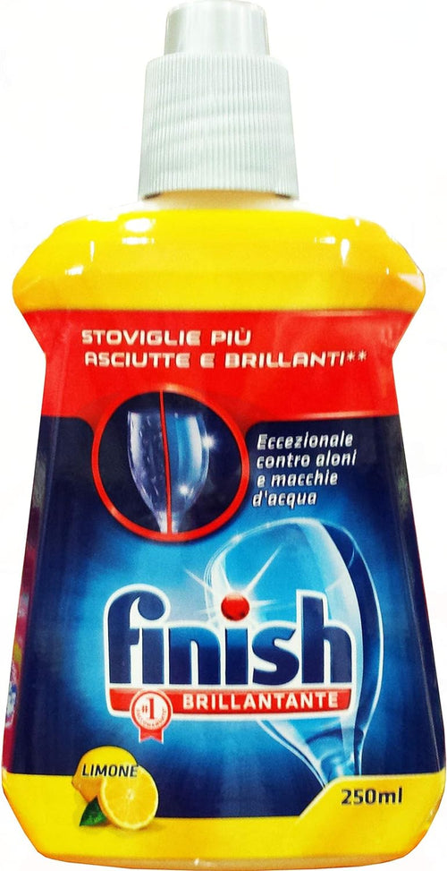 16 x FINISH Brillantante Stoviglie Limone 250 Ml