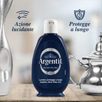 Argentil Detergente Specifico per Argento in Crema, Azione Lucidante e Antiossidante, con Barriera Protettiva, 150 ml