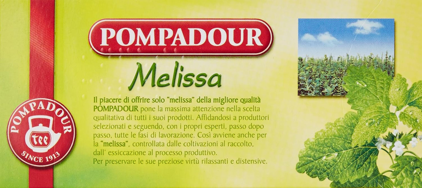 Pompadour Melissa per Infuso, 20 x 1.8g