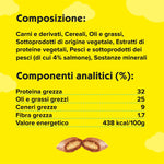 Catisfactions, Snack per Gatto con Delizioso Salmone, 6 Confezioni da 60 g