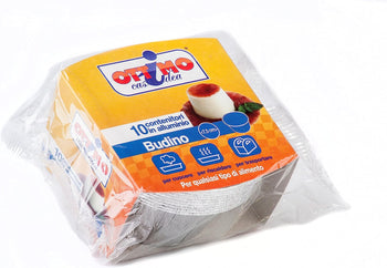 Ottimo Vaschette Alluminio Budino Pz.10