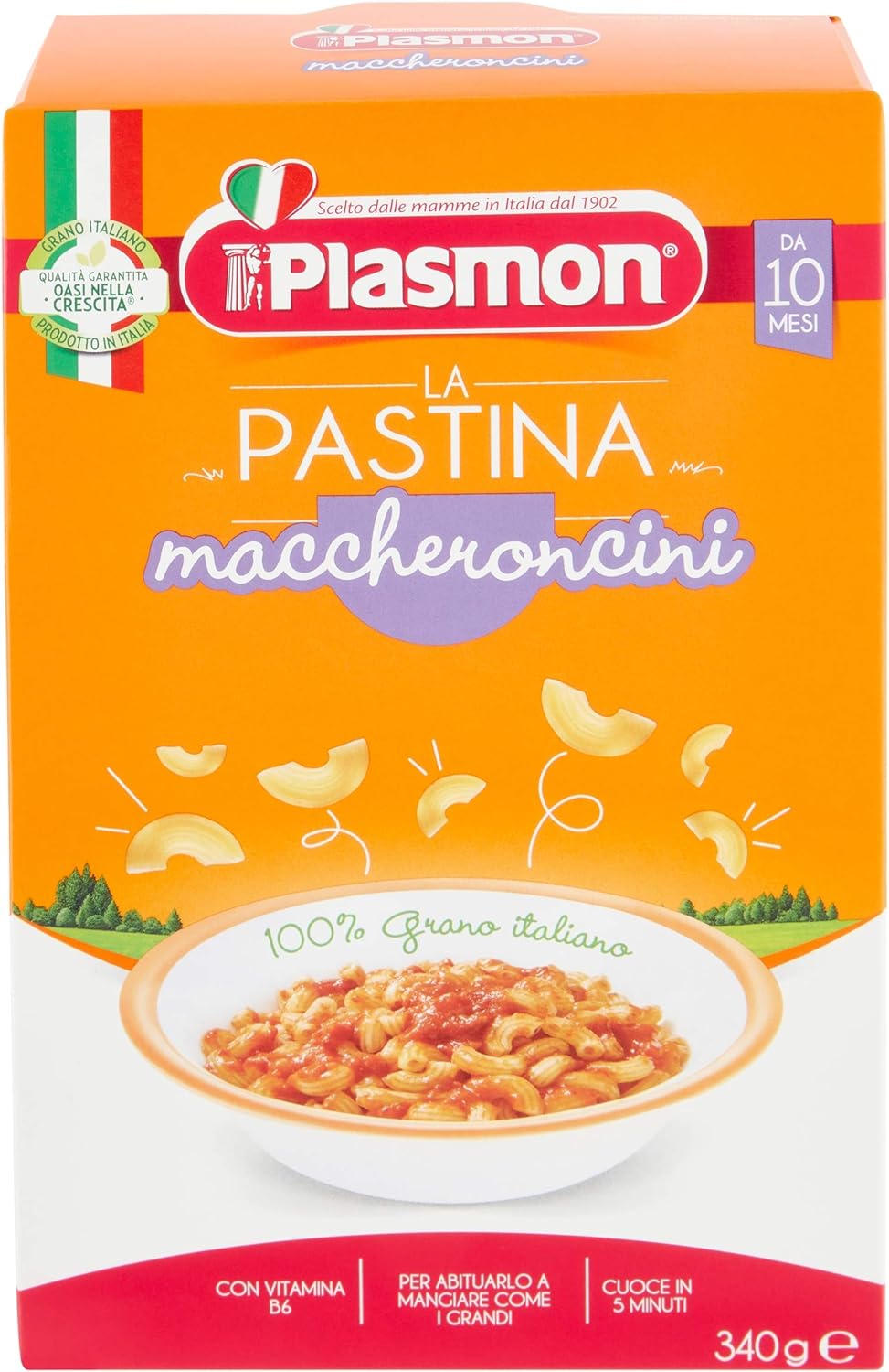 Plasmon Pastina Maccheroncini, 12 x 340 g