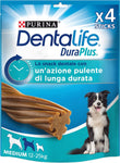 PURINA Dentalife Duraplus Snack Cane per l'Igiene Orale, Taglia Medium - 5 Confezioni da 197 g Ciascuna