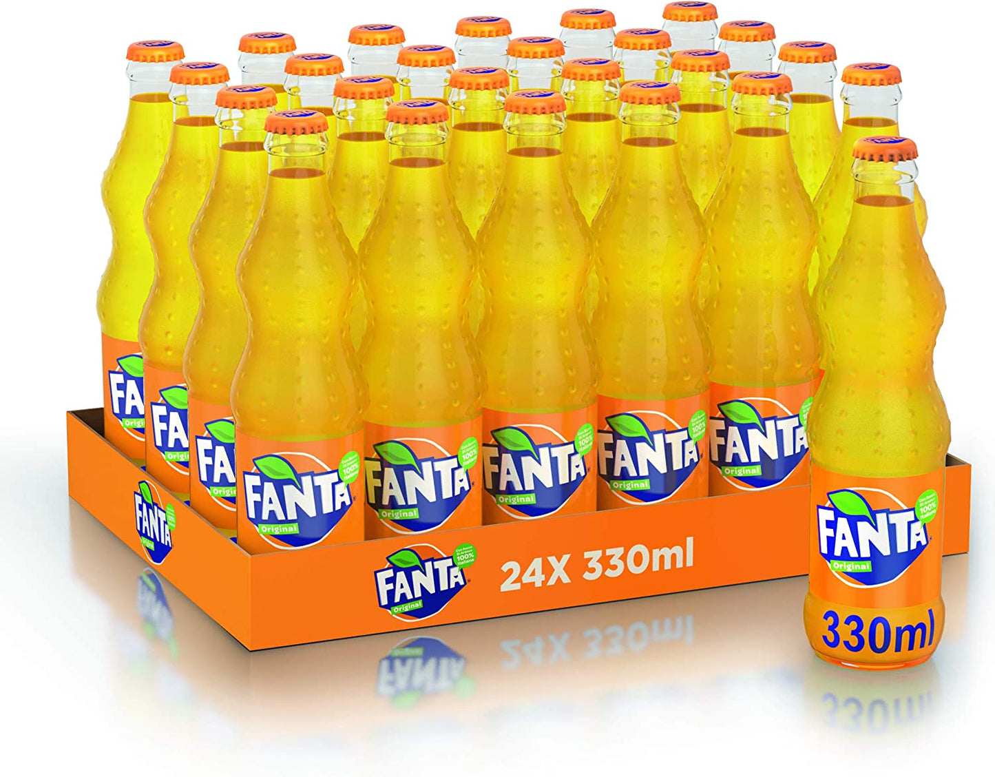 Fanta Original Bottiglia di Vetro, 24 x 330ml