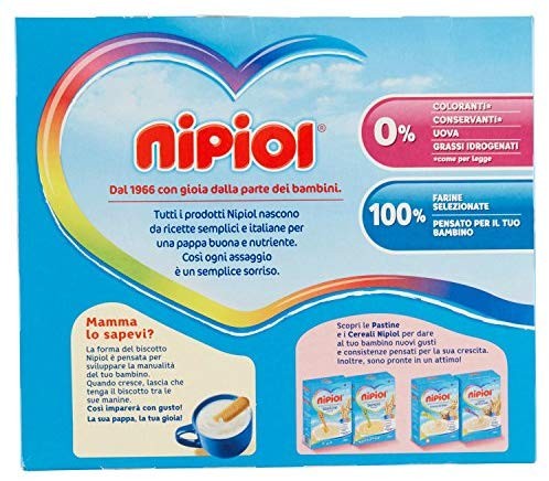 Nipiol - Biscottini 6 Cereali, 2 Minerali, 4 Vitamine - 360 g