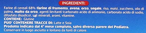 Nipiol - Biscottini 6 Cereali, 2 Minerali, 4 Vitamine - 4 pezzi da 360 g [1440 g]