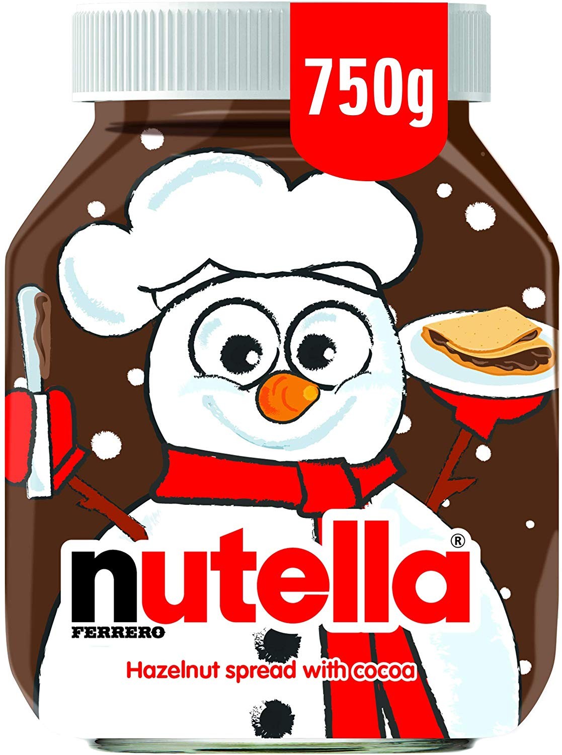 Nutella 750 g (Pack of 6)