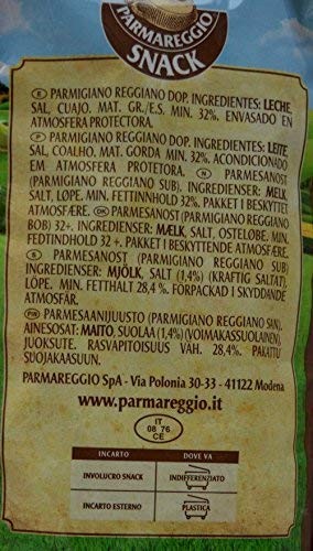 Parmigiano Reggiano 25 Snack da 20 gr.