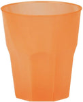 Party Style Gold Plast - Bicchiere Cocktail 270cc, colore bianco - in plastica 6 pz per confezione, Capienza 270 cc