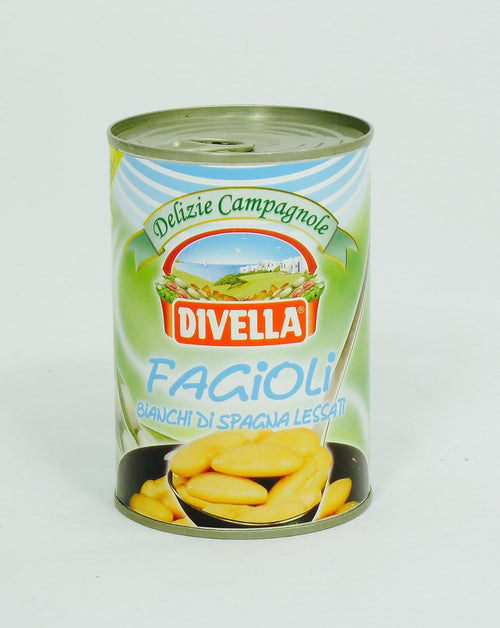 DIVELLA 24 Confezioni fagioli in scatola spagna 400gr lessati