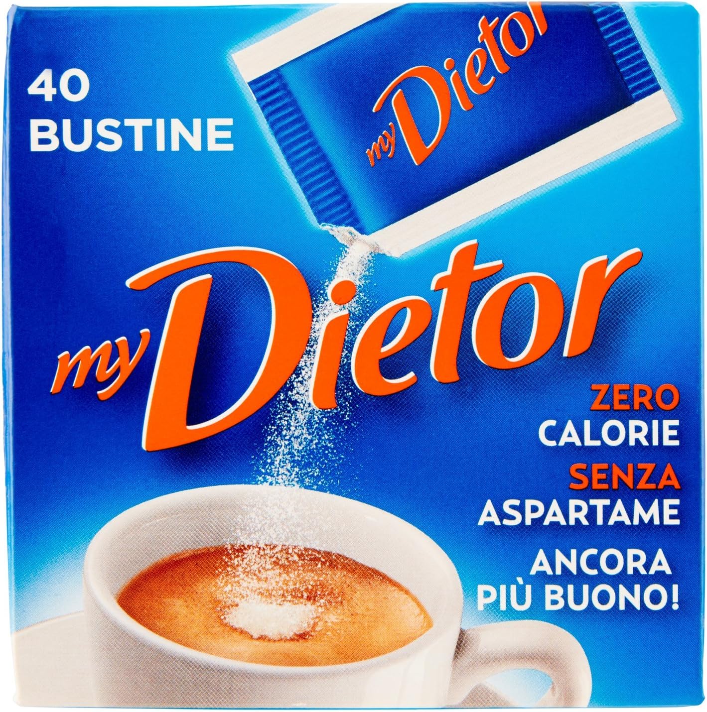 MyDietor Dolcificante, Zero Calorie - 40 Bustine