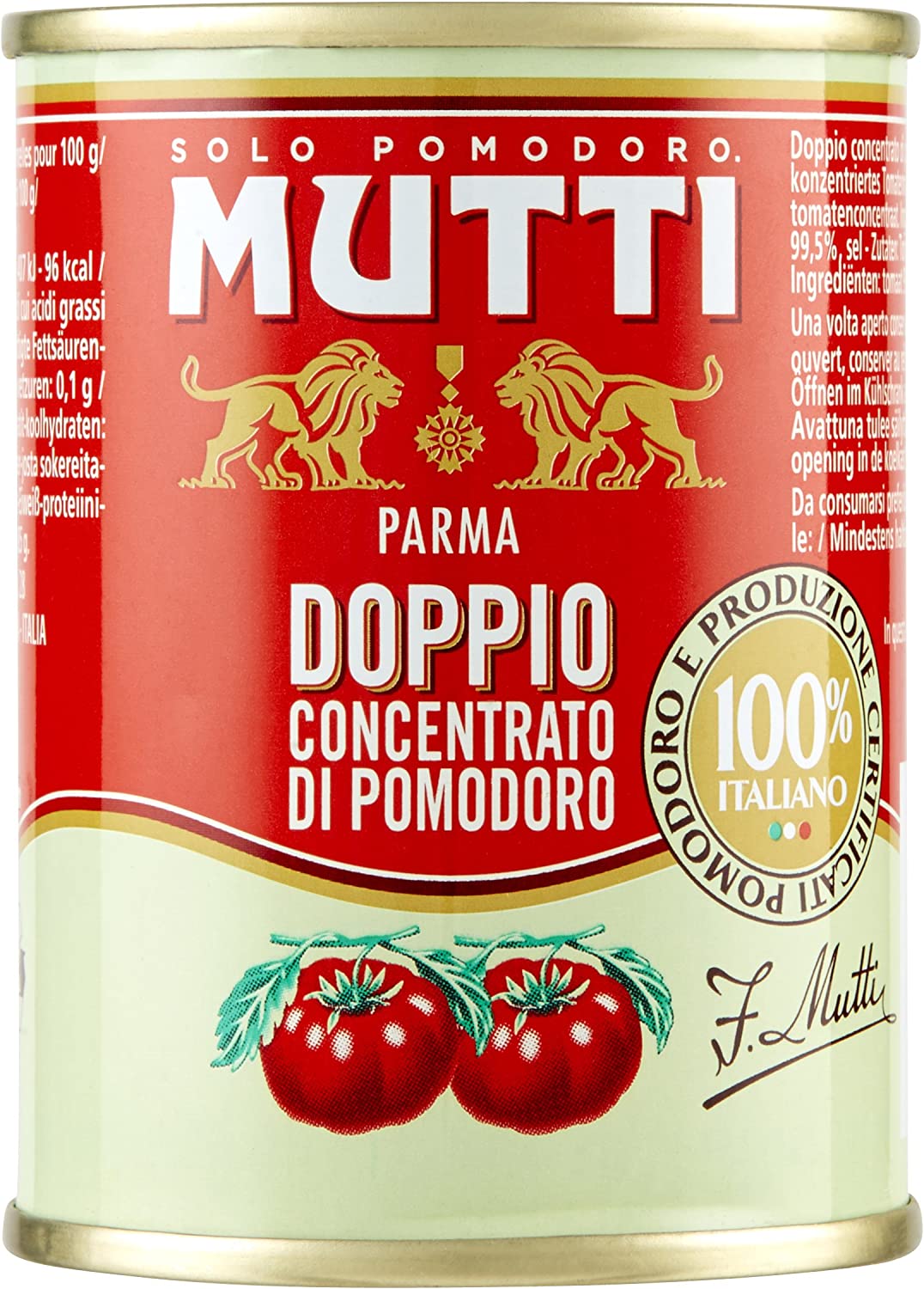 Mutti Doppio Concentrato di Pomodoro, 140g