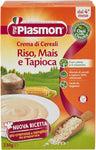 Plasmon Crema di Cereali Riso, Mais e Tapiocca 230g Con Ingredienti selezionati, La base ideale per la pappa