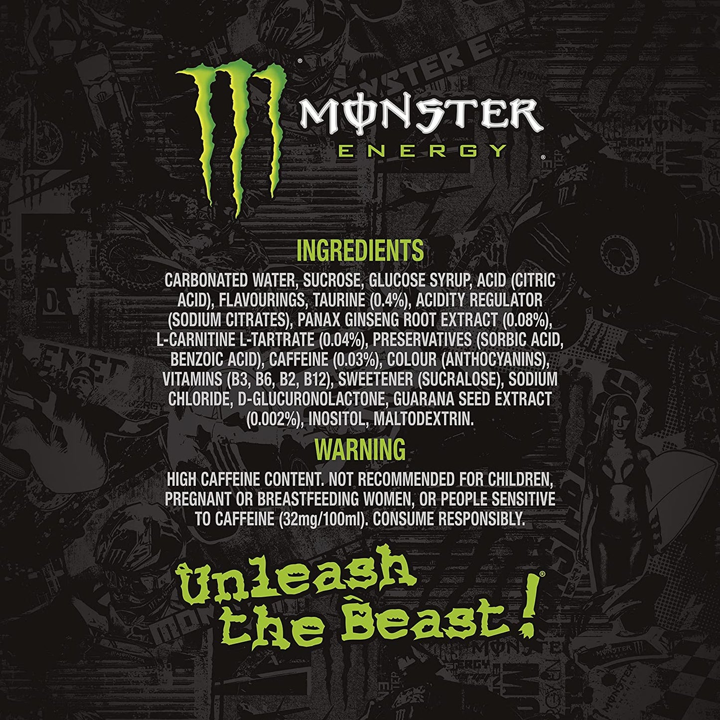 Monster Energy Drink 4 x 500 ml