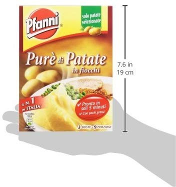 Pfanni - Purè di Patate, in fiocchi, pronto in soli 5 minuti - 7 confezioni da 3 pezzi da 75 g [21 pezzi, 1575 g]