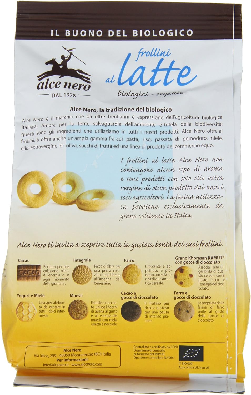 Alce Nero Latte 350 g, confezione da 2 (2 x 350 g)