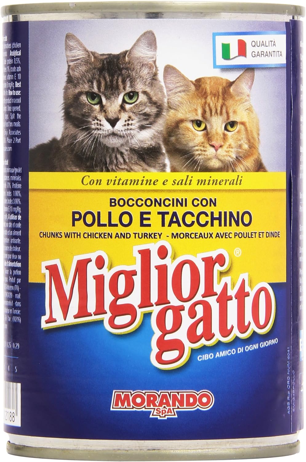 MigliorGatto Bocconcini pollo/tacchino, 405 Grammi
