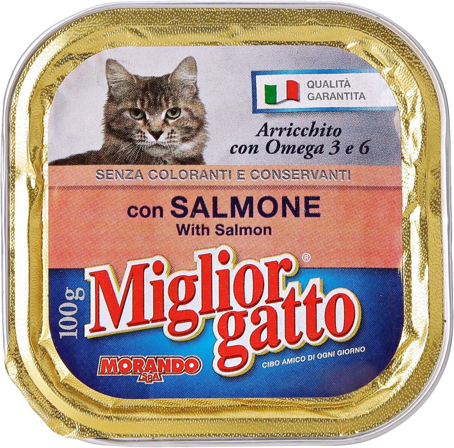 MigliorGatto Vaschetta Salmone 100 g